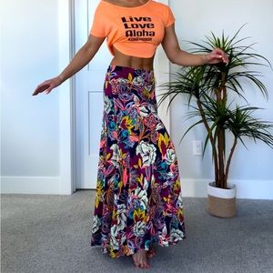 Lularoe Colorful Maxi Skirt Size M